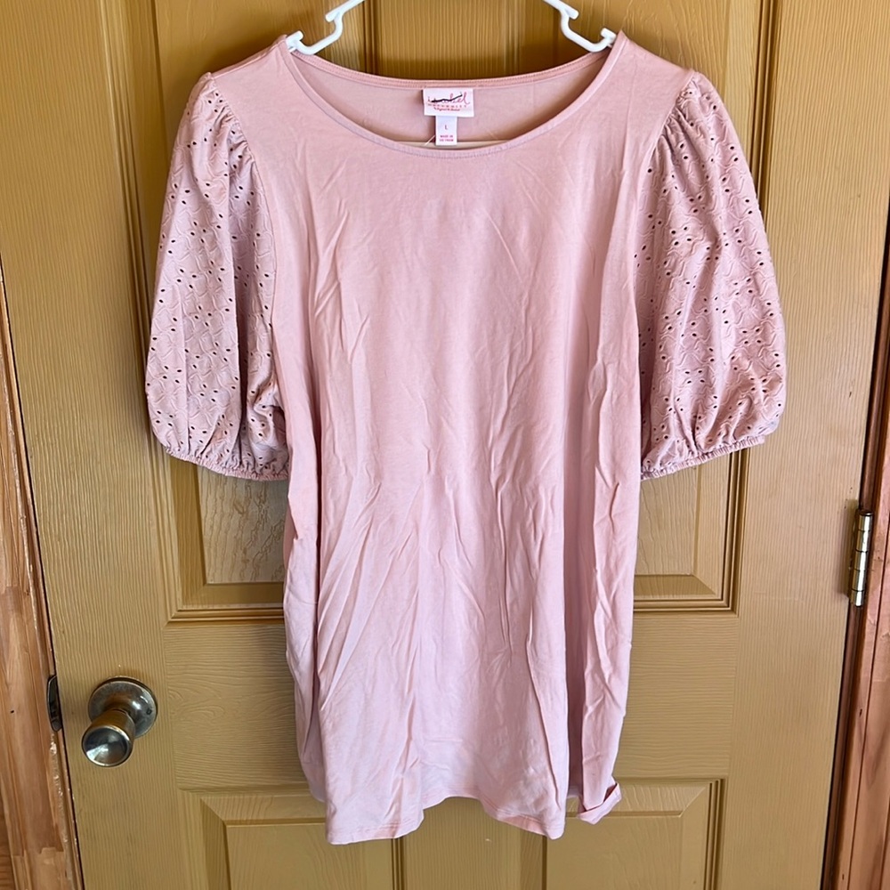 Pink Maternity Blouse